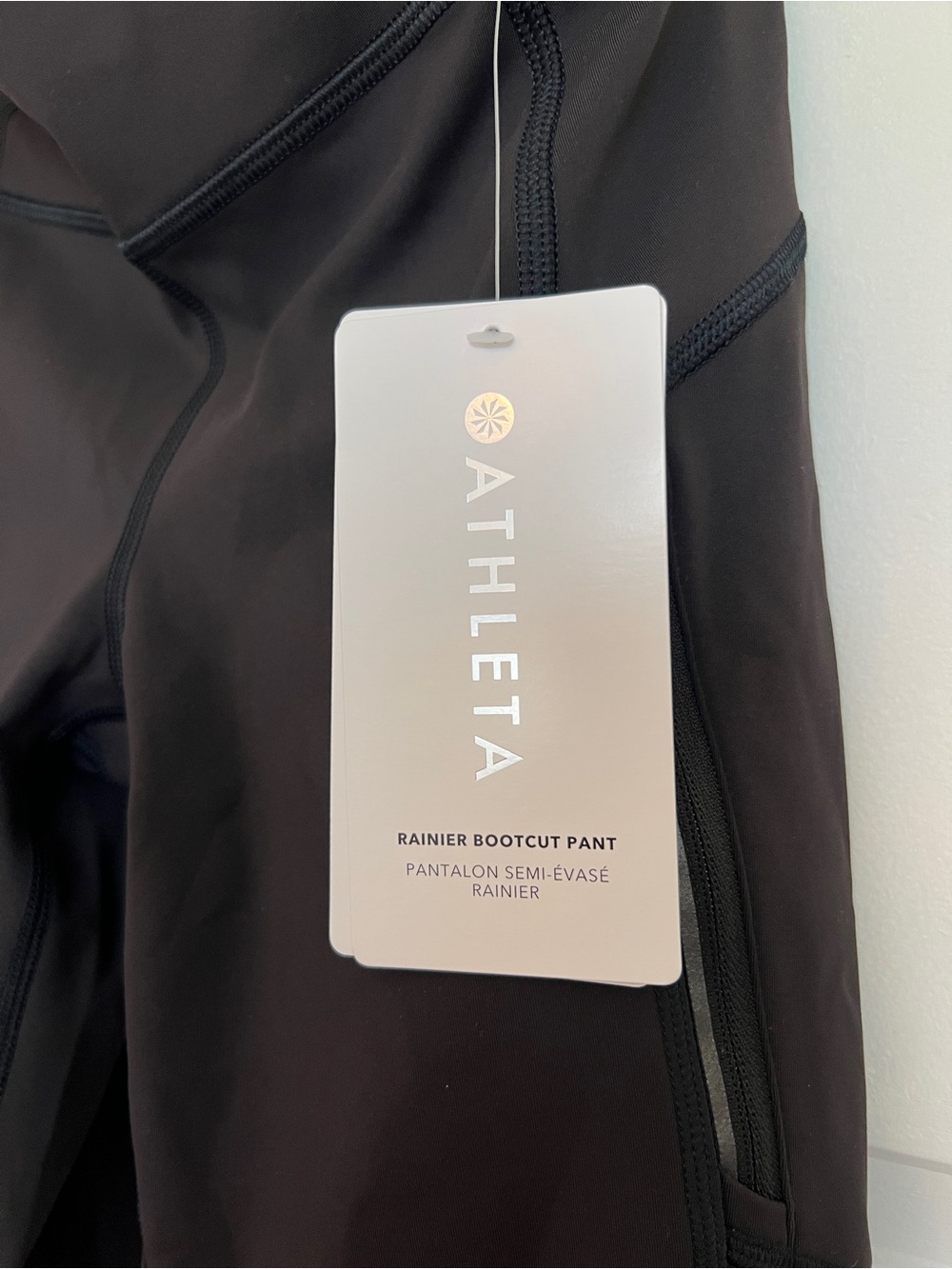 Athleta Rainier Bootcut Black Athletic Pants Size S - Picture 4 of 5